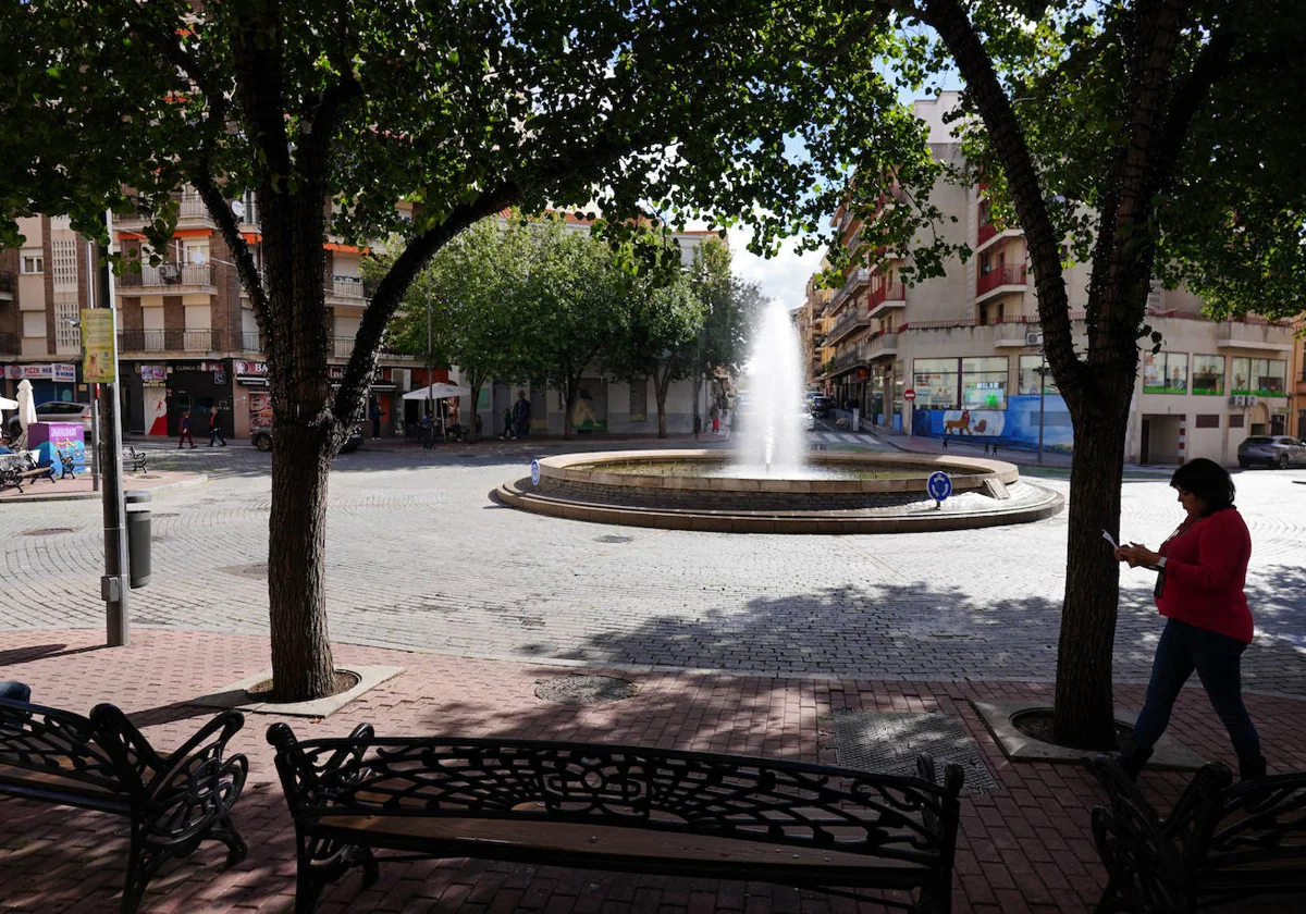 Estado actual de la plaza del Oeste para la que ahora se plantea una remodelación.