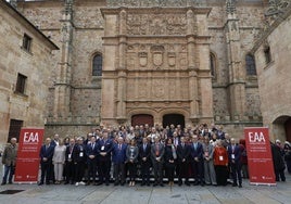 Representantes de instituciones, Alumni, y miembros de la Universidad de Salamanca.