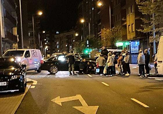 Imagen del accidente.