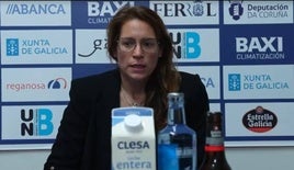 Anna Montañana, en rueda de prensa tras el choque frente a Baxi Ferrol.