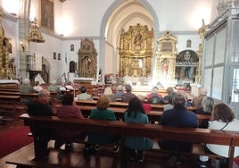 Eucaristía en la iglesia de Santa María la Mayor de Béjar.