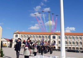 Las Fuerzas Armadas y la Guardia Civil homenajean en Salamanca a sus veteranos