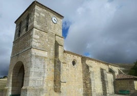 La histórica iglesia del siglo XVIII de la localidad de Las Rebolledas