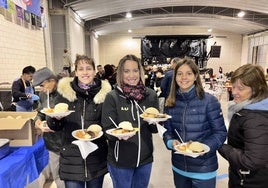 Participantes en la cena celebrada en Arabayona