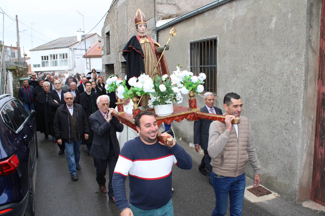 Cristóbal honra a San Martín de Tours en un día de hermanamiento con Guijuelo