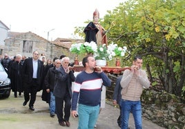 Imagen de la procesión con San Martín de Tours