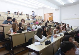 Aulas de la Universidad, en el inicio de curso.