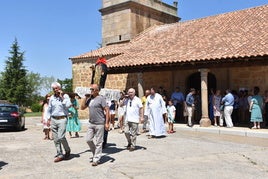 Día de fiesta en este pueblo que debe su nombre a una enfermería del Camino de Santiago.