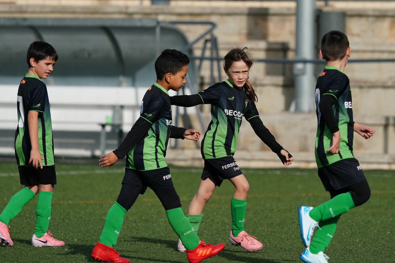 La jornada del fútbol base en Salamanca, en imágenes