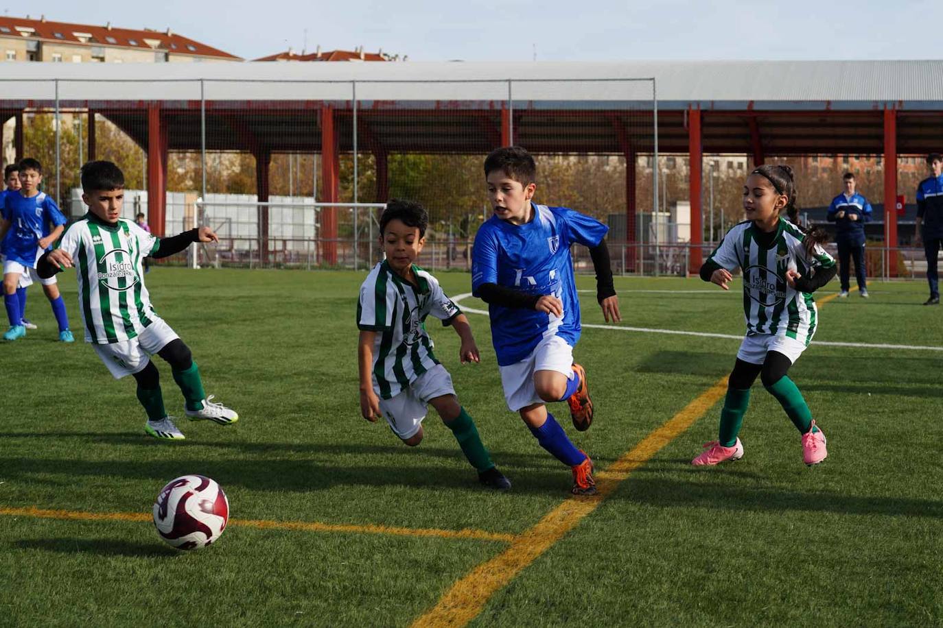 La jornada del fútbol base en Salamanca, en imágenes