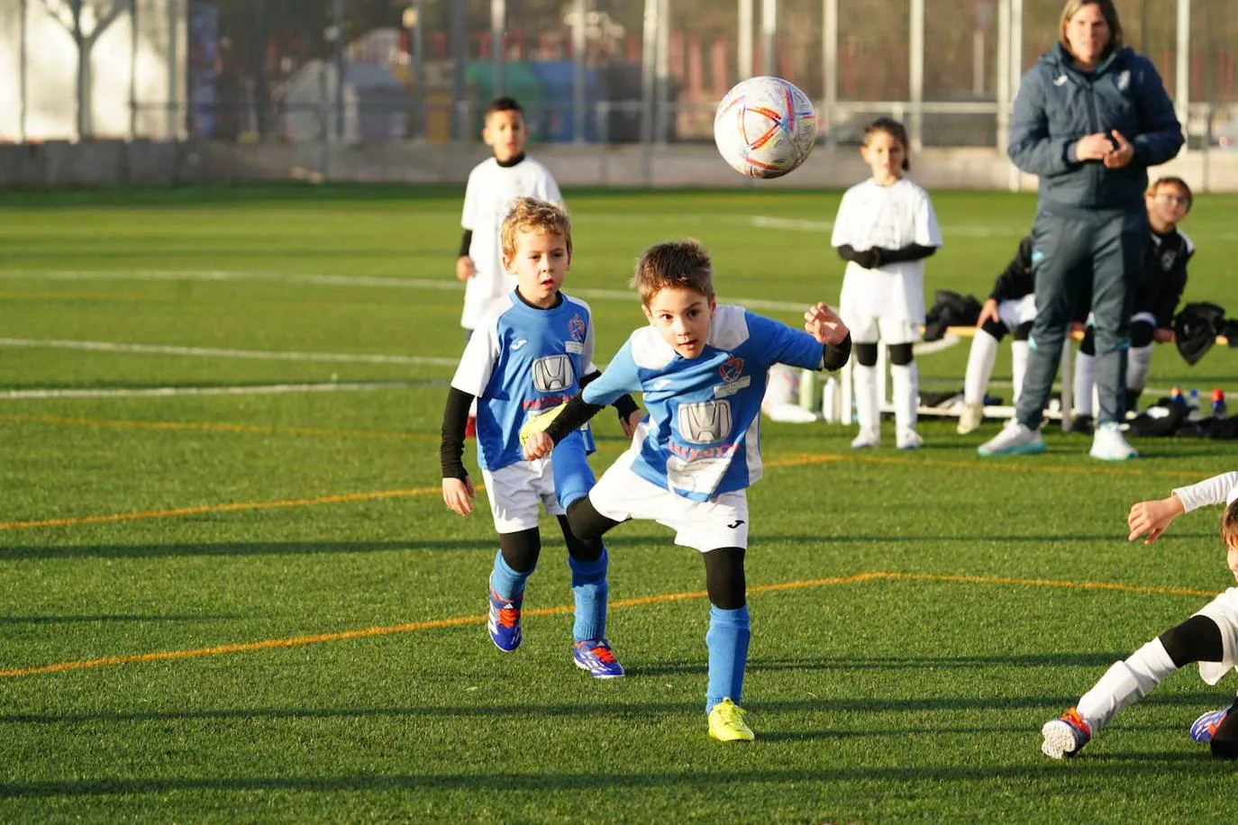 La jornada del fútbol base en Salamanca, en imágenes