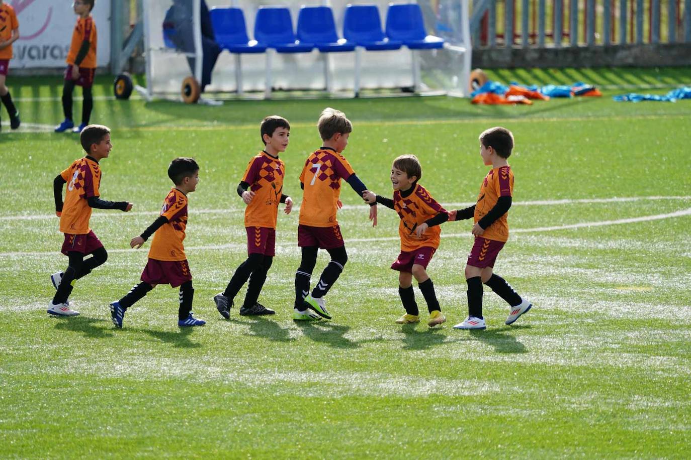 La jornada del fútbol base en Salamanca, en imágenes