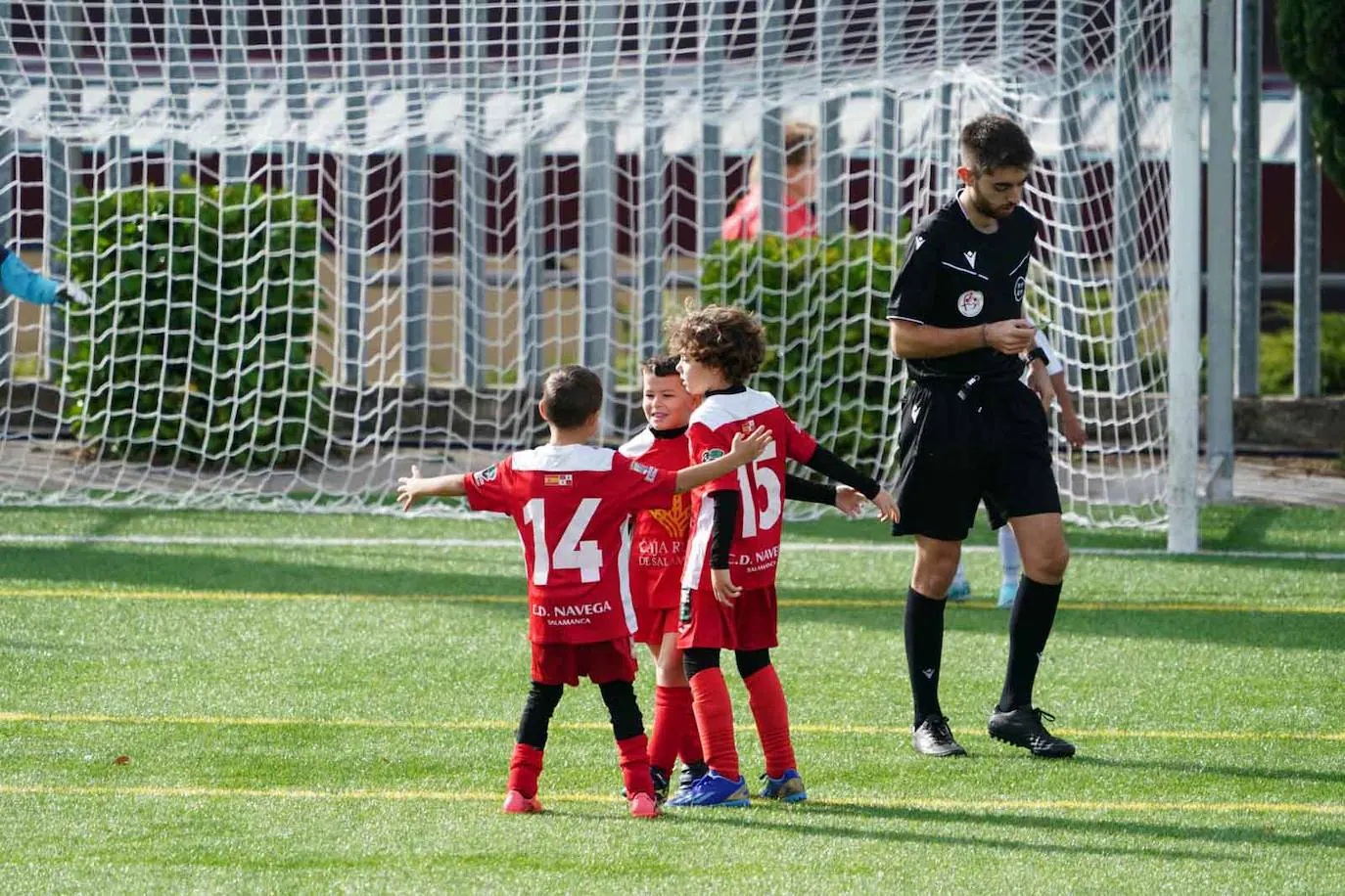 La jornada del fútbol base en Salamanca, en imágenes