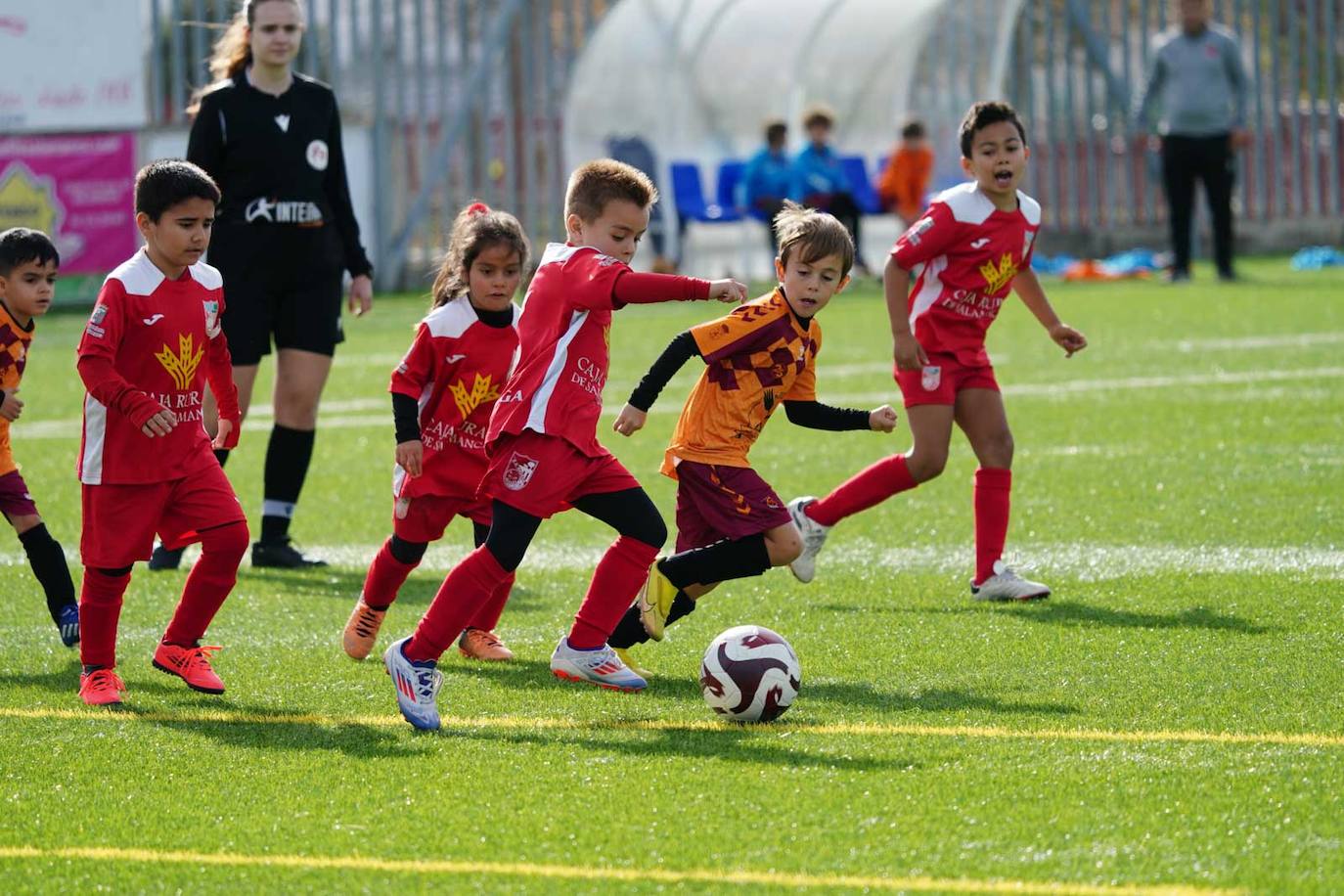 La jornada del fútbol base en Salamanca, en imágenes