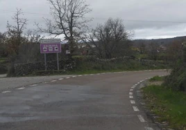 Entrada a la localidad salmantina de Saldeana, ubicada en la comarca de Vitigudino.