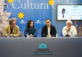 Presentación del segundo concierto de la temporada de la Joven Orquesta Sinfónica Ciudad de Salamanca en El Liceo.