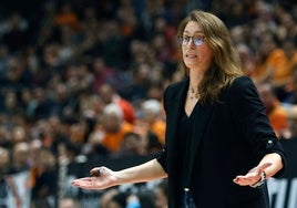 Anna Montañana, este jueves en la Fonteta.