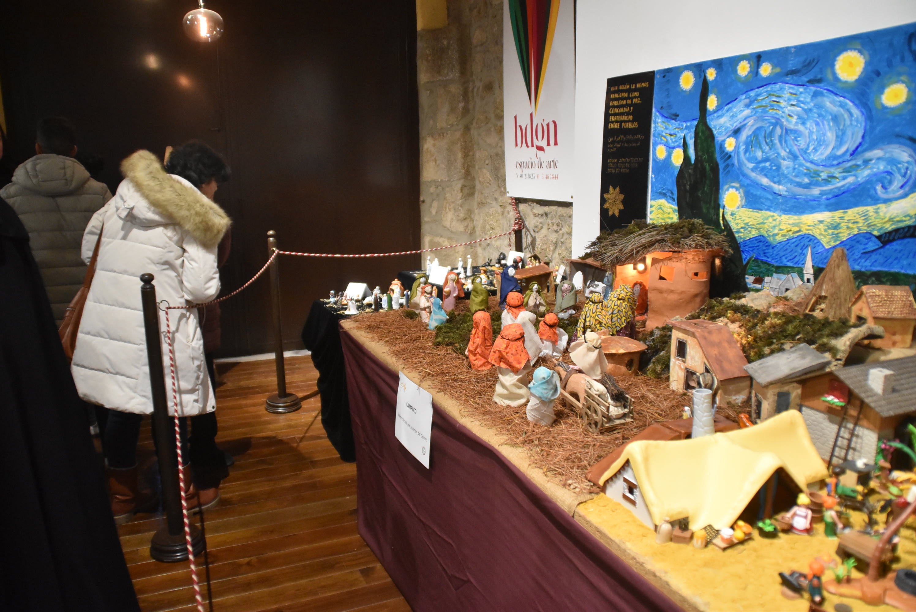 Béjar presume de tradición belenística en la muestra de la Hermandad de Jesús Nazareno