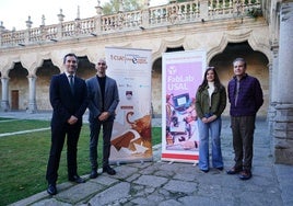 Federico Bueno, Raúl Rivas, Eva Maestro y Miguel Ángel Salinero.