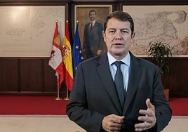 El presidente de la Junta de Castilla y León, Alfonso Fernández Mañueco.