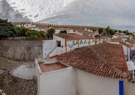 Panorámica de la villa de Óbidos.