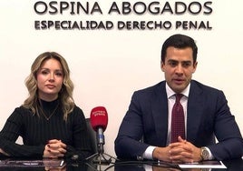 Beatriz Uriarte y Juango Ospina, abogados de Edwin Arrieta