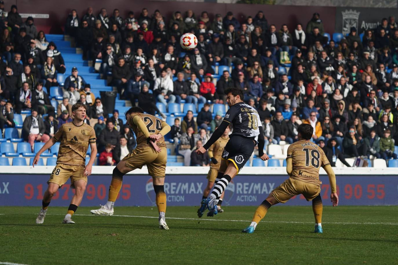 Las mejores imágenes del polémico empate entre Unionistas y la Real Sociedad B este domingo