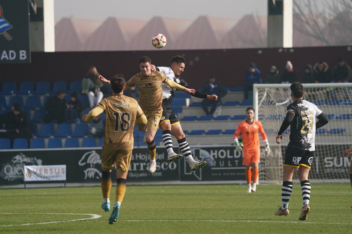 Las mejores imágenes del polémico empate entre Unionistas y la Real Sociedad B este domingo