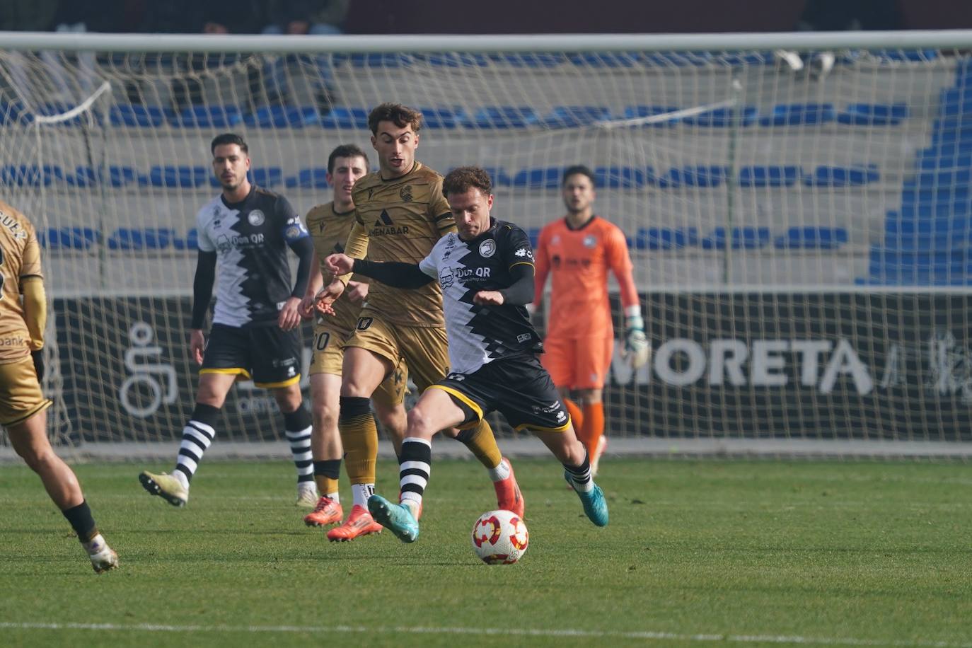 Las mejores imágenes del polémico empate entre Unionistas y la Real Sociedad B este domingo