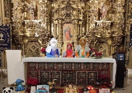 Los Reyes Magos en la Capilla de la Vera Cruz.