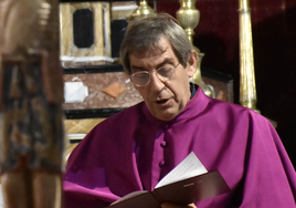 Jorge García, en una intervención en la Catedral.