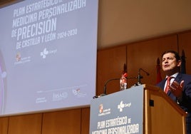 Alfonso Fernández Mañueco, durante la presentación del plan.