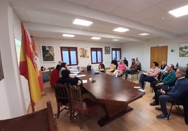 Foto de archivo de un asamblea previa.