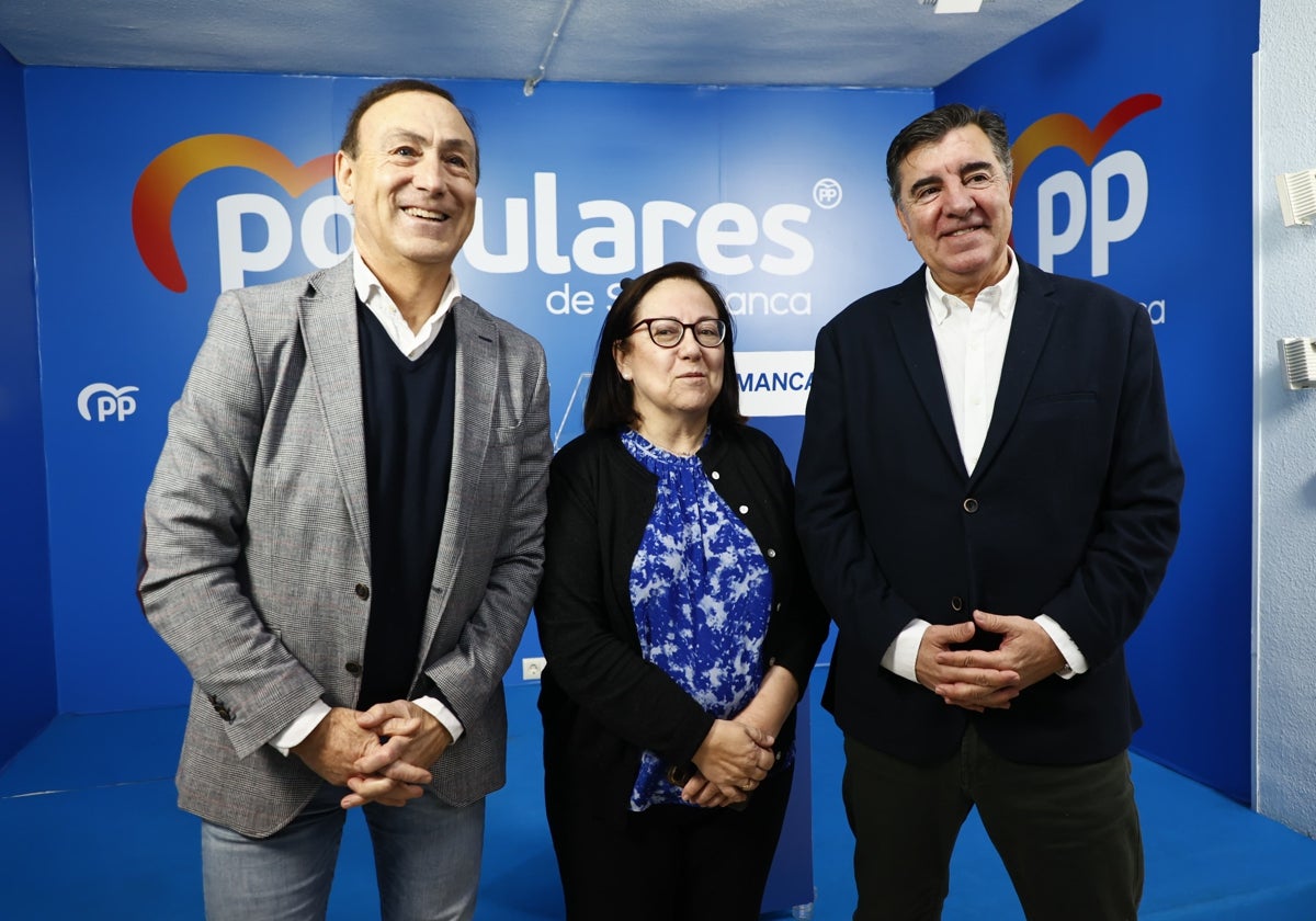 Pedro Samuel Martín, Marí Jesús Moro y José Antonio Bermúdez de Castro.