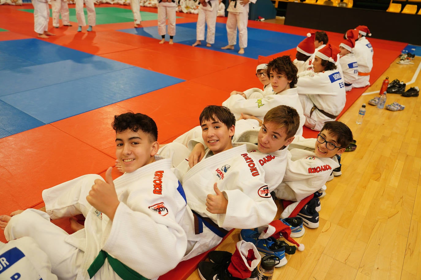 600 jóvenes judokas en el Festival de Navidad