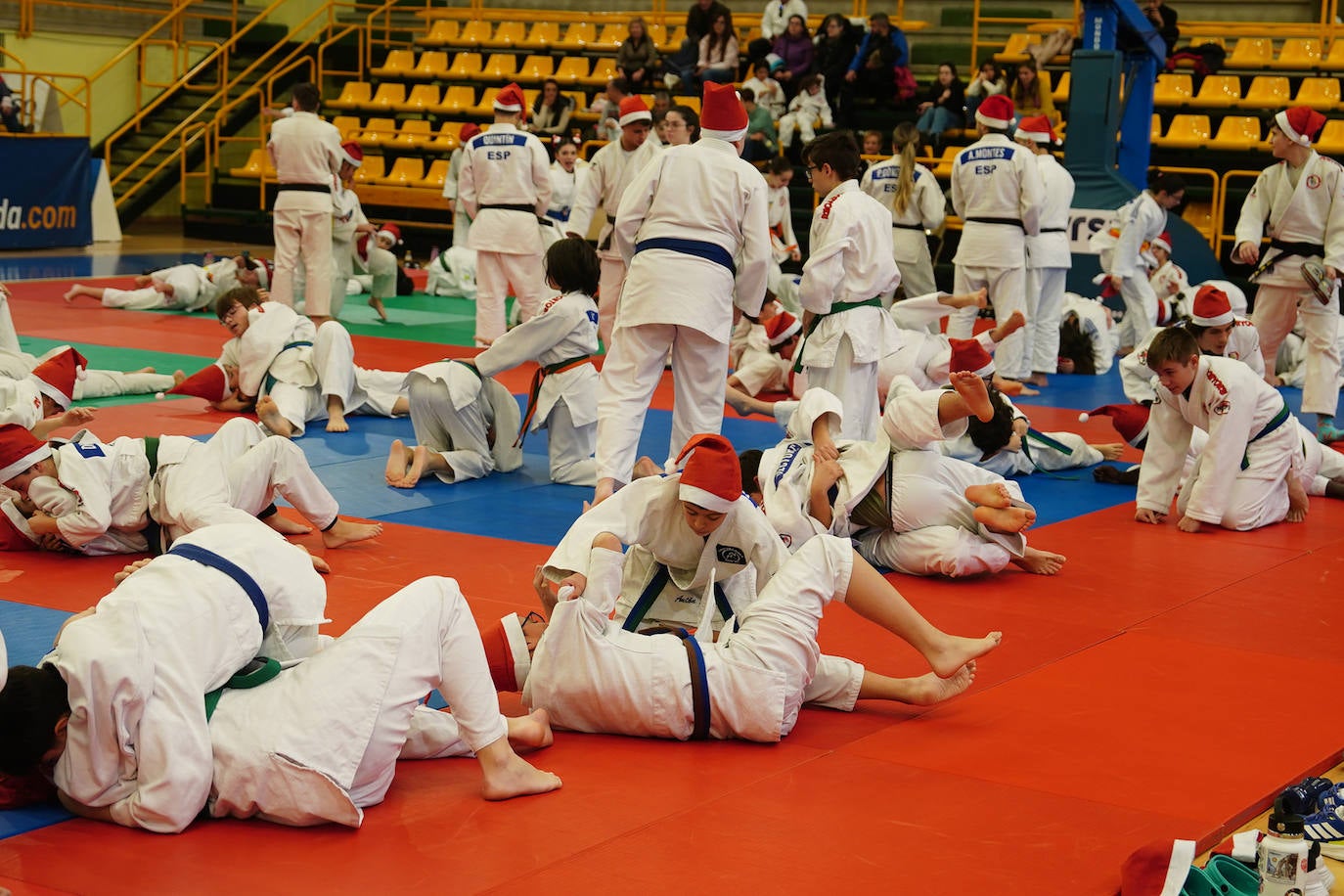 600 jóvenes judokas en el Festival de Navidad