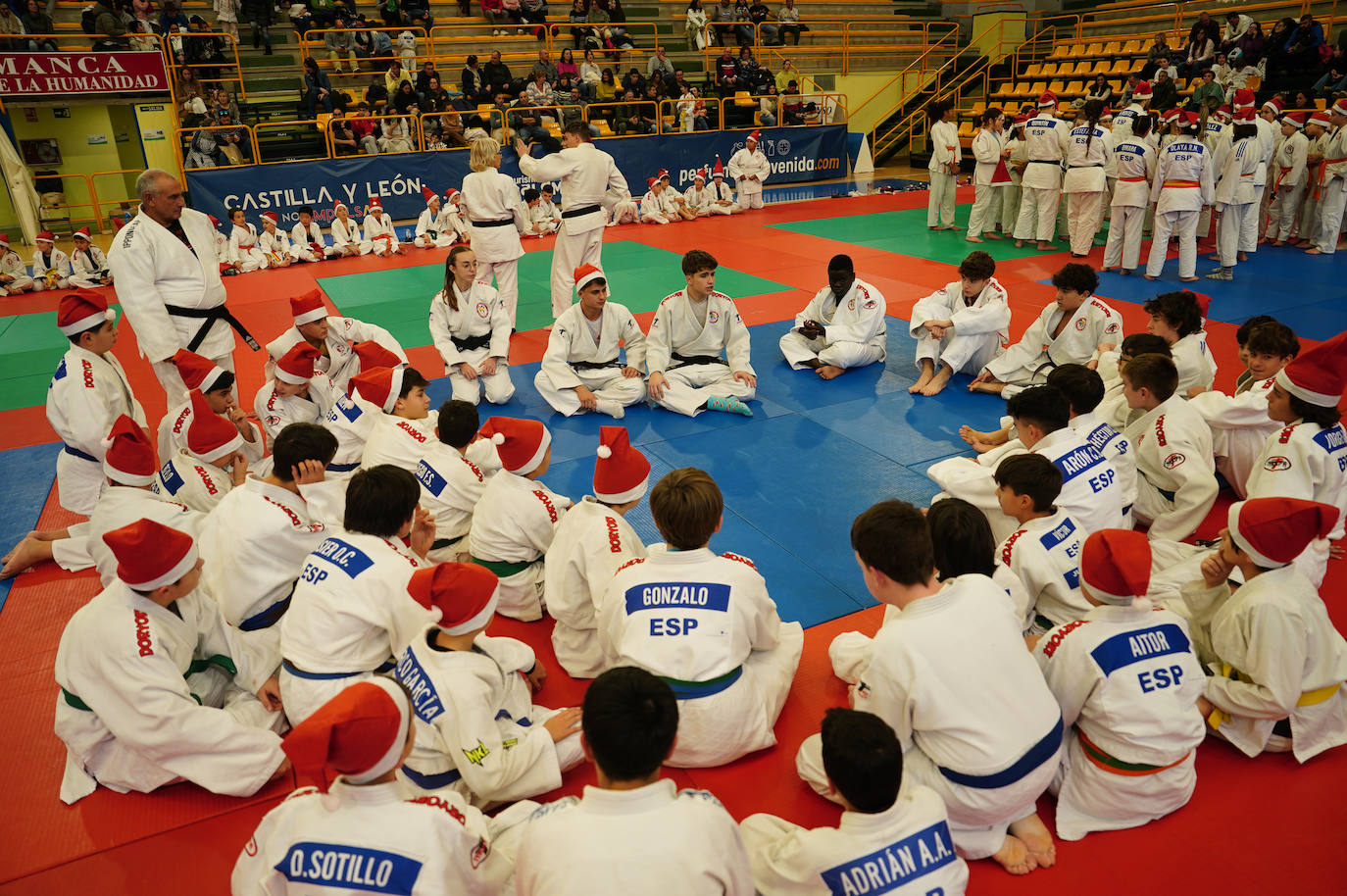 600 jóvenes judokas en el Festival de Navidad