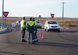 La Guardia Civil de Tráfico en un control ajeno a esta información.