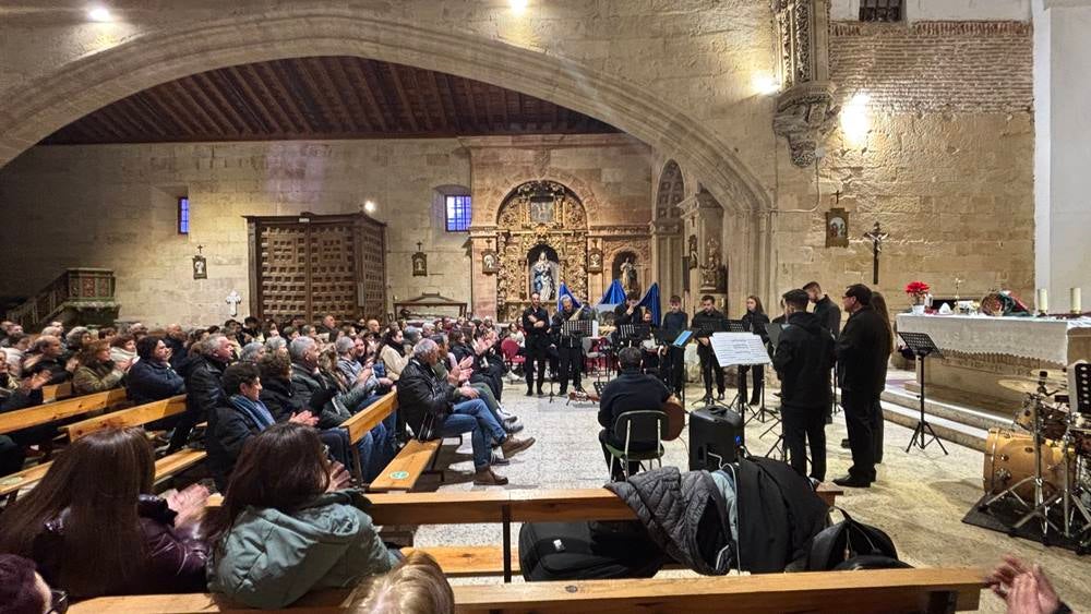 Brillante concierto de Navidad en la iglesia de Villoria