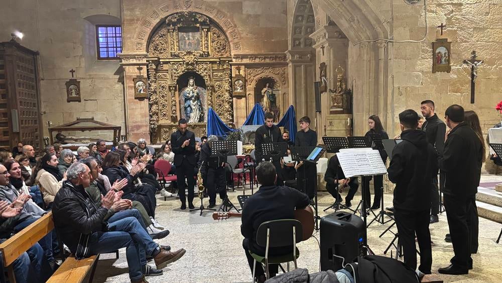 Brillante concierto de Navidad en la iglesia de Villoria