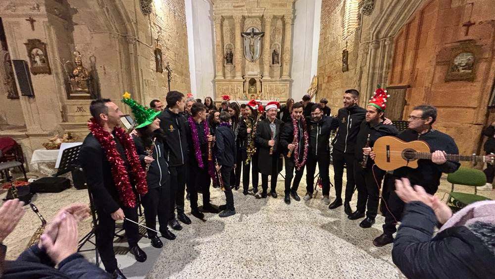 Brillante concierto de Navidad en la iglesia de Villoria