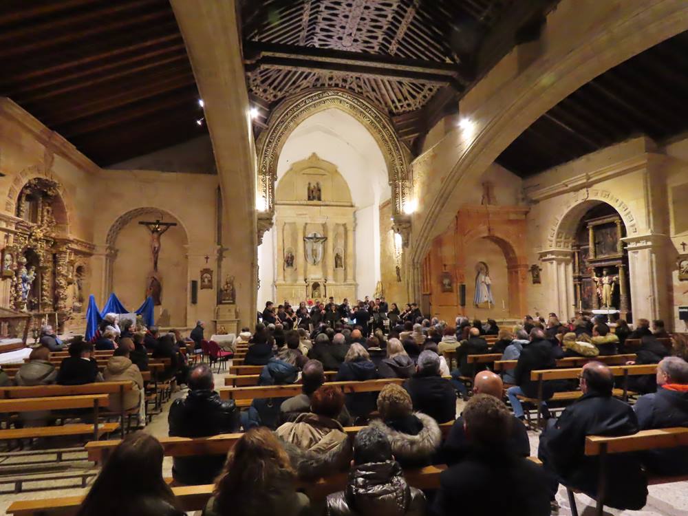 Brillante concierto de Navidad en la iglesia de Villoria