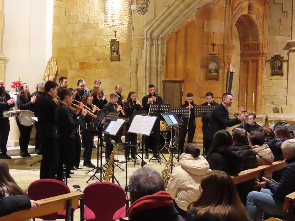 Brillante concierto de Navidad en la iglesia de Villoria