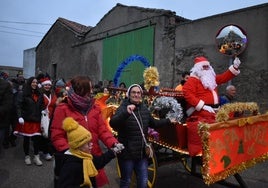 Cabalgata de Papá Noel en Alba de Tormes