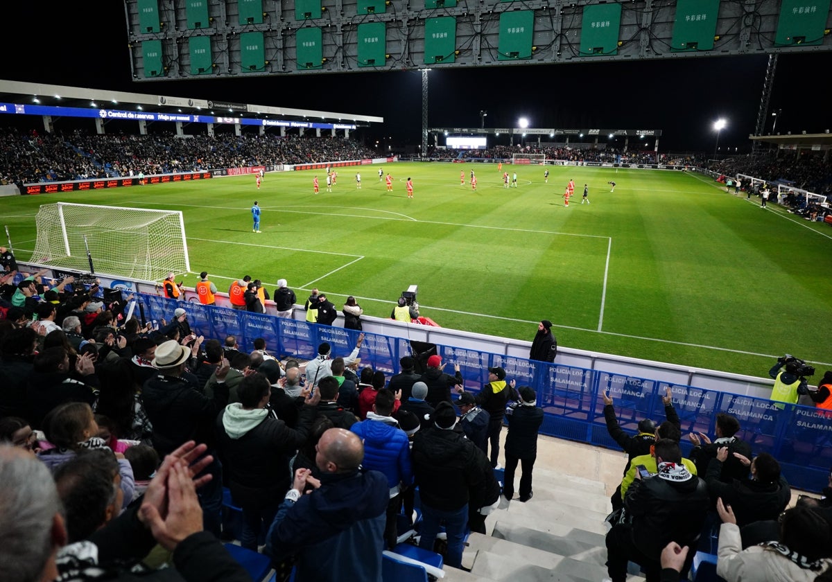 Vista del Reina Sofía durante el choque del pasado 4 de diciembre frente al Rayo Vallecano en Copa.