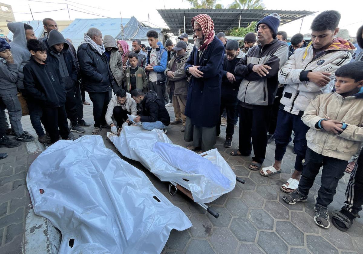 Una imagen de un atentado israelí en Palestina.