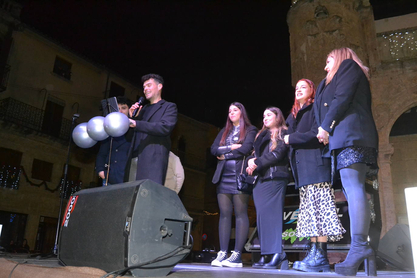 Los jóvenes de Ciudad Rodrigo festejan la entrada al 2025