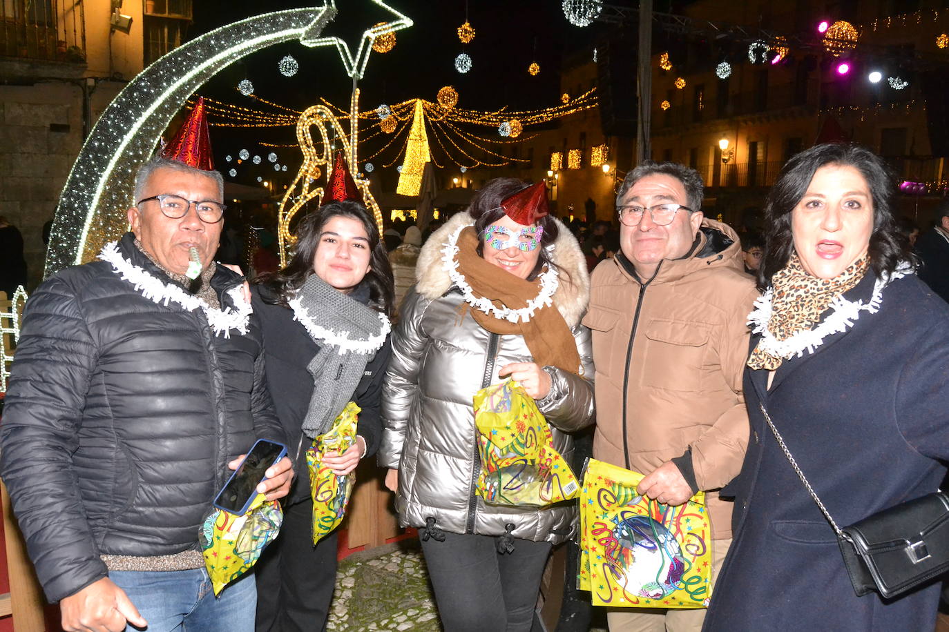 Los jóvenes de Ciudad Rodrigo festejan la entrada al 2025