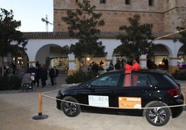 Coche expuesto durante estas navidades.