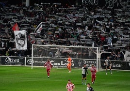 Minuto 23 en el choque de Liga frente al Zamora.